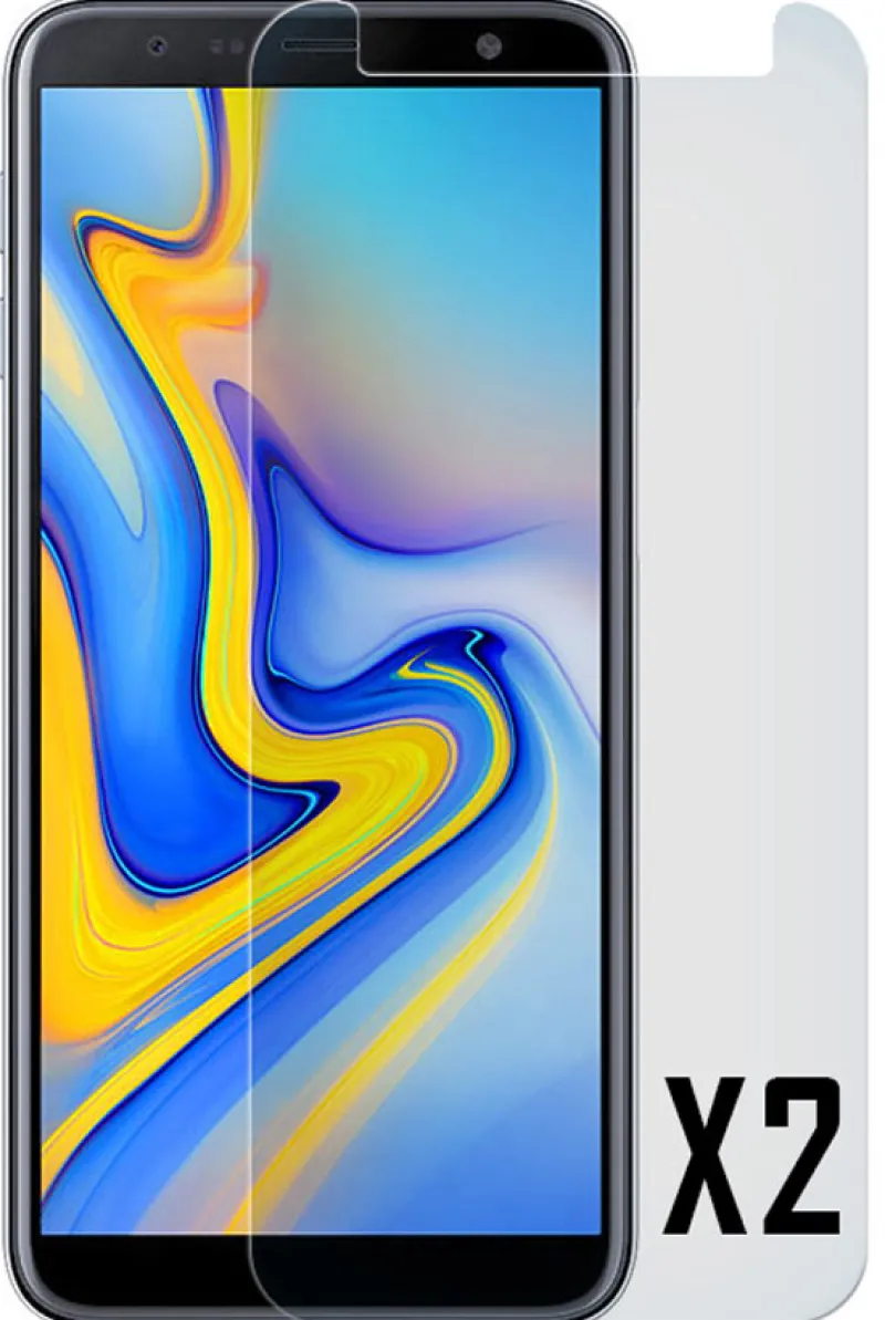 2 prot/verre trempe p/galaxy j6+ 2018<AKASHI Best
