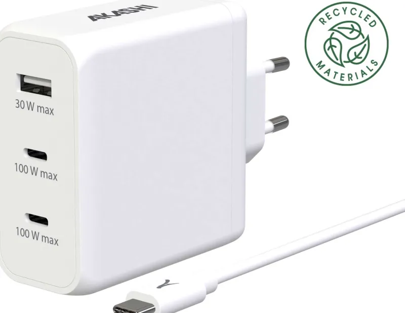 CHARG/SECT/INTEL USB-C 3A 100W USB 30W<AKASHI Flash Sale