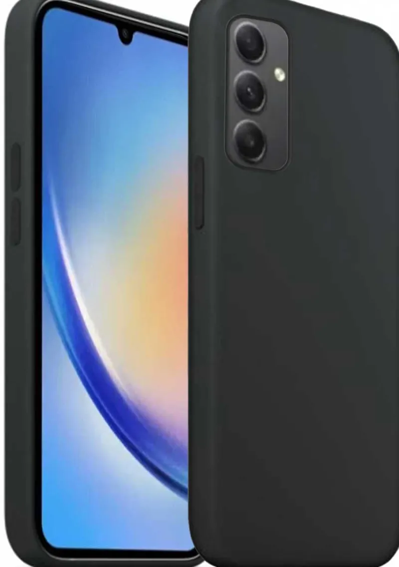 coque silicone noir samsung galaxy a34<AKASHI Shop