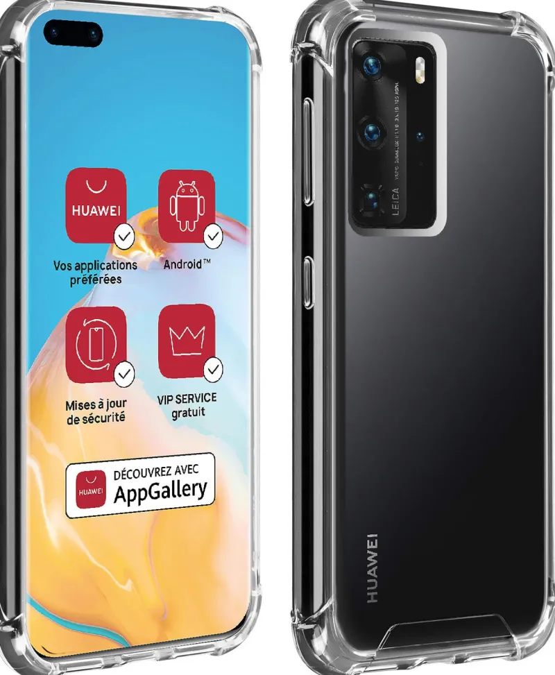 coque tpu angles renforces p/p40 pro<AKASHI Best
