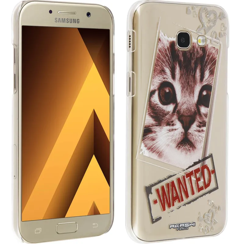 coque transp/kitty p/galaxy a5 ed 2017<AKASHI New