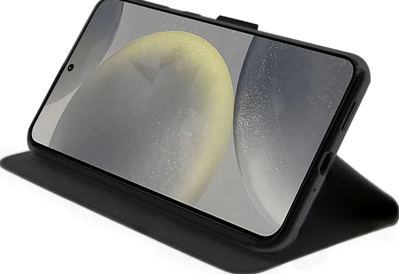 etui folio stand noir galaxy s24<AKASHI Store