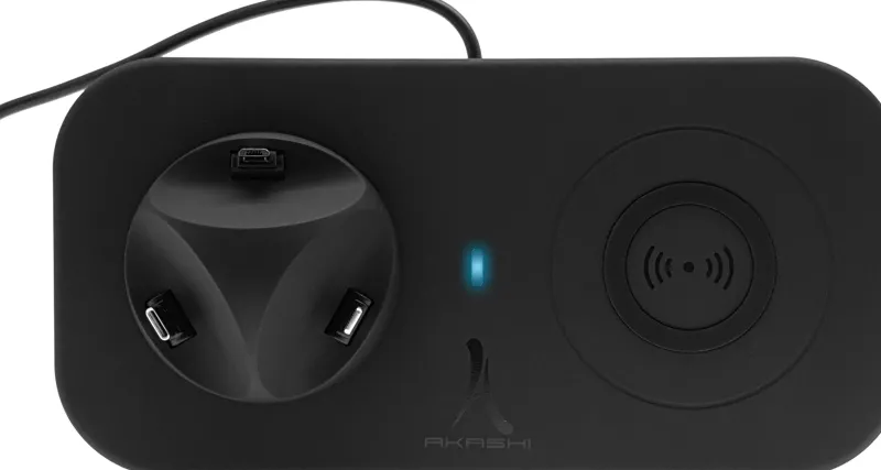 station de charge 4en1 qi 10w induction<AKASHI Cheap