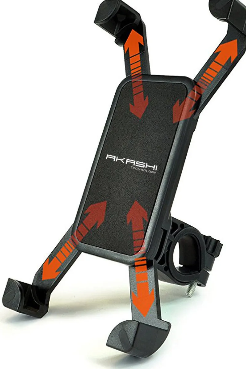 support smartphone pour velo noir<AKASHI Clearance