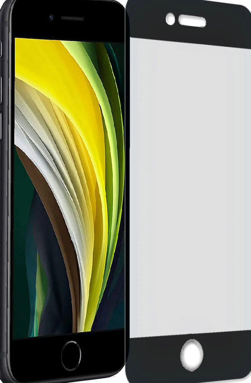 verre trempe integ noir p/ip se/8/7/6s/6<AKASHI New