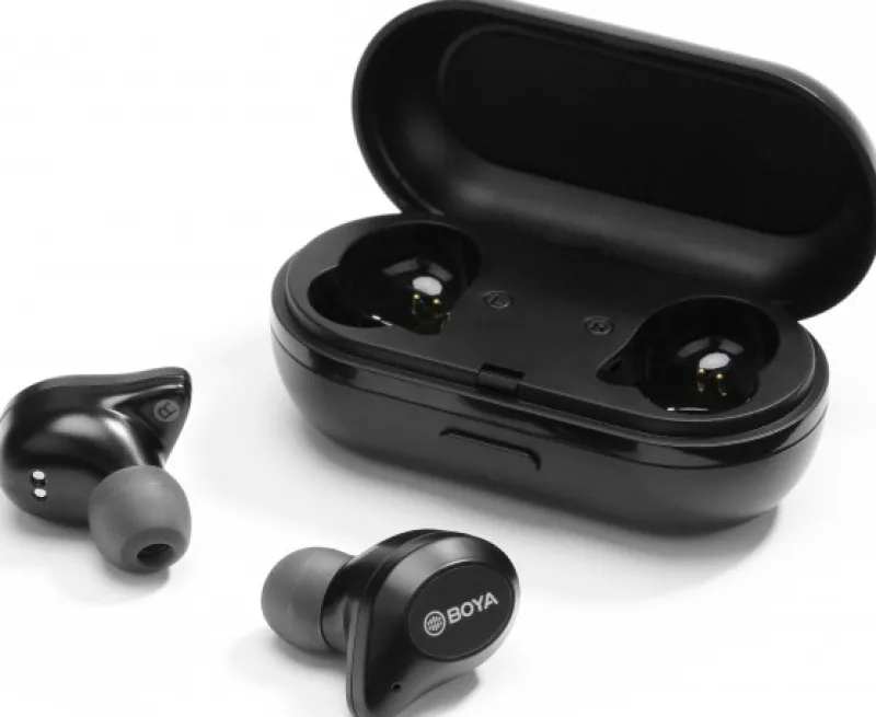 ECOUTEUR BLUETOOTH BY-AP1 NOIR<BOYA Hot