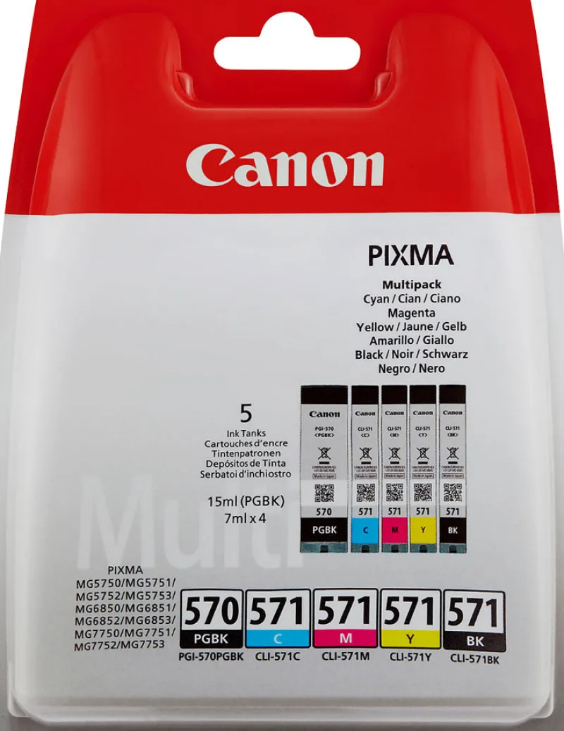 pack 5 cart p/ts5050/6151.<CANON Sale