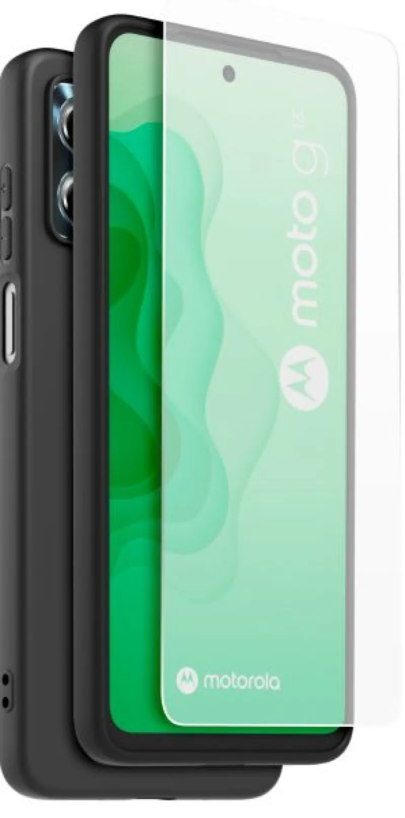 coque noire + protec ecran Motorola g13<CASR Clearance