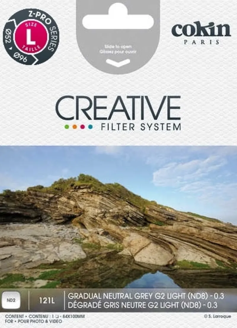 FILTRE ND 2 (0.3) DEGRADE GRIS G2 L<COKIN Store