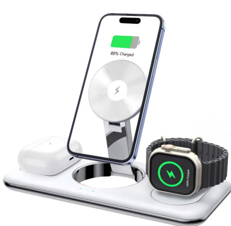 station de charge sans fil 3 en 1<ECHO Shop