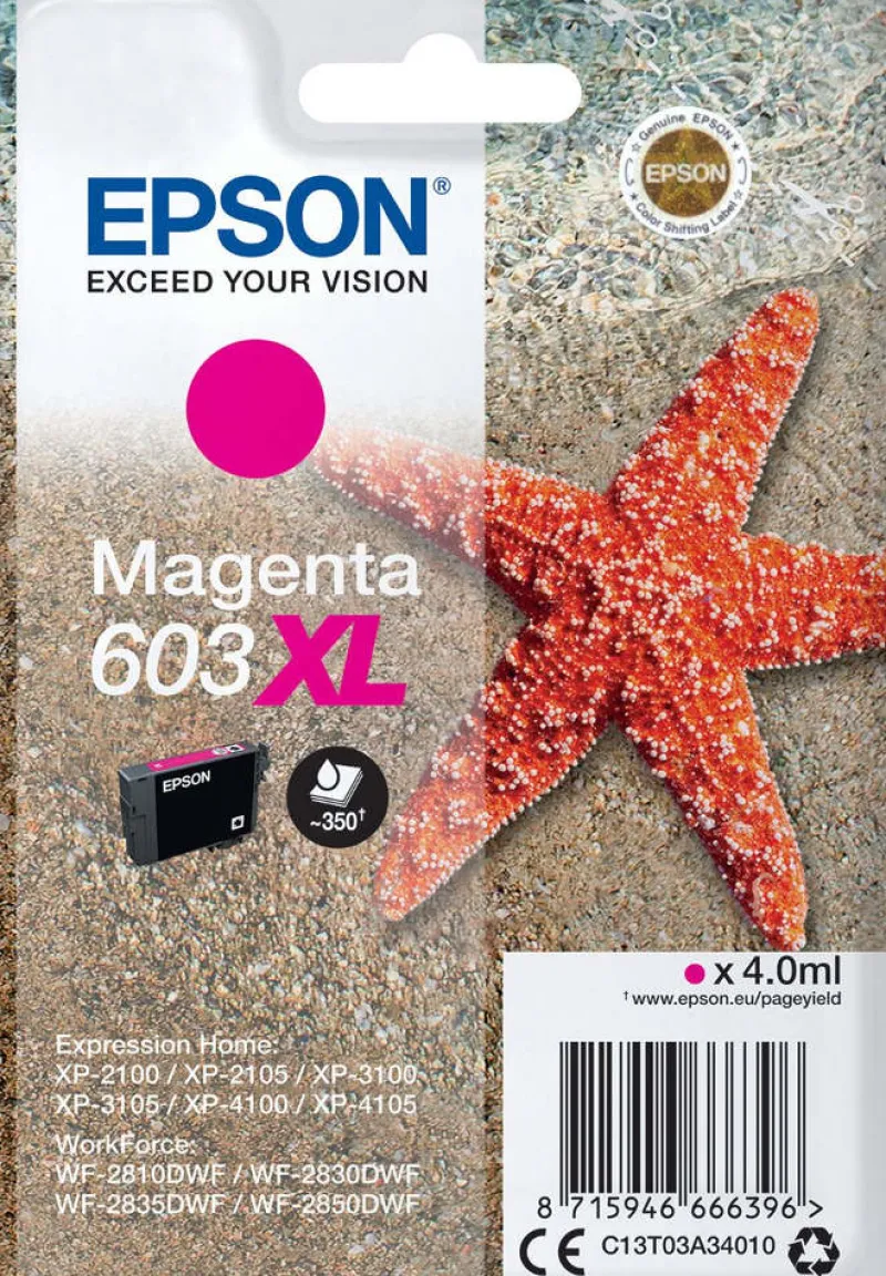cart magenta XL etoile de mer<EPSON Best