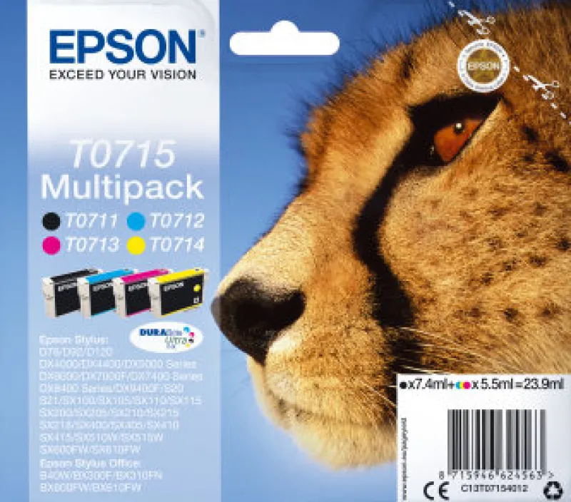 multipack T0715 GUEPARD.<EPSON New