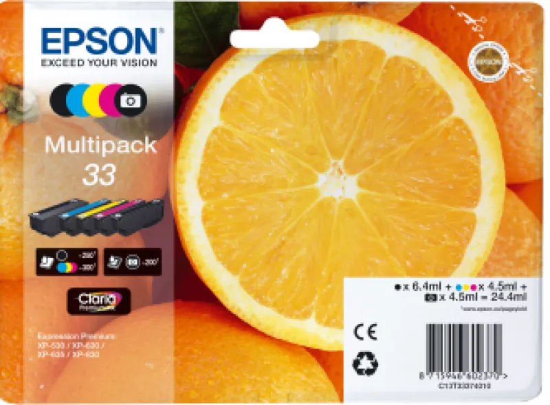pack5 cart orange pr XP540 645.<EPSON Online