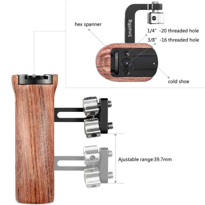 SMALLRIG 2093 POIGNEE LATERALE<FEELWORLD New