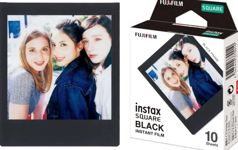 INSTAX SQUARE - BLACK FRAME<FUJIFILM Sale