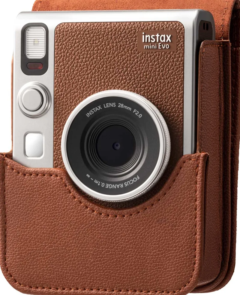 FUJIHOUSSE INSTAX MINI EVO MARRON<FUJIFILM Clearance