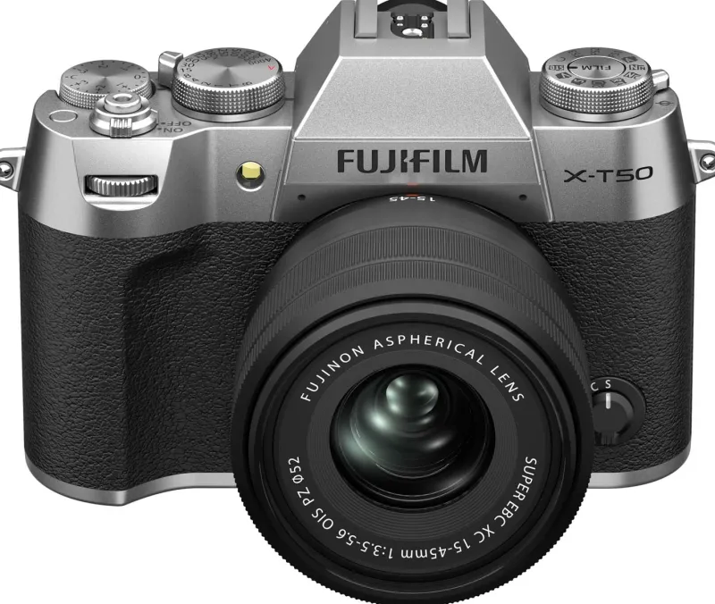 FUJIX-T50 SILVER + XC 15-45MM<FUJIFILM Sale