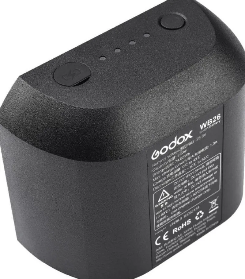 BATTERIE WB26 POUR AD600PRO<GODOX Outlet