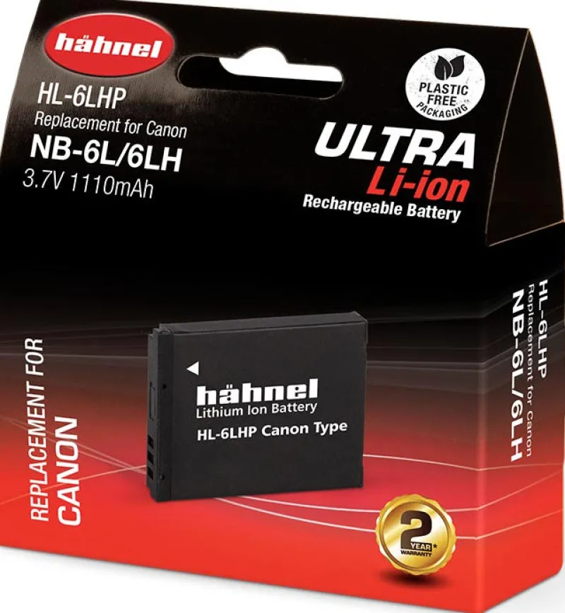 BATTERIE COMPAT ULTRA CANON NB-6L/6LH<HAHNEL Store