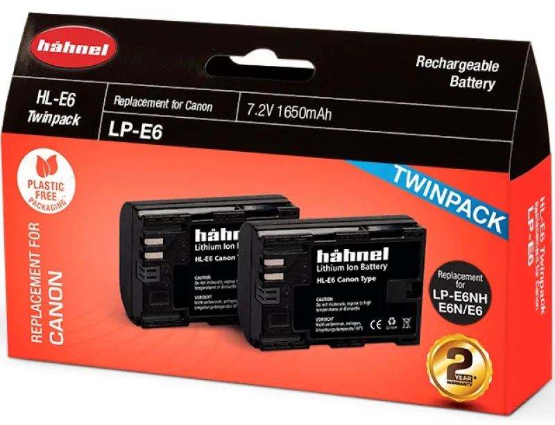BATTERIE COMPATIBLE CANON LP-E6 TWIN<HAHNEL Store