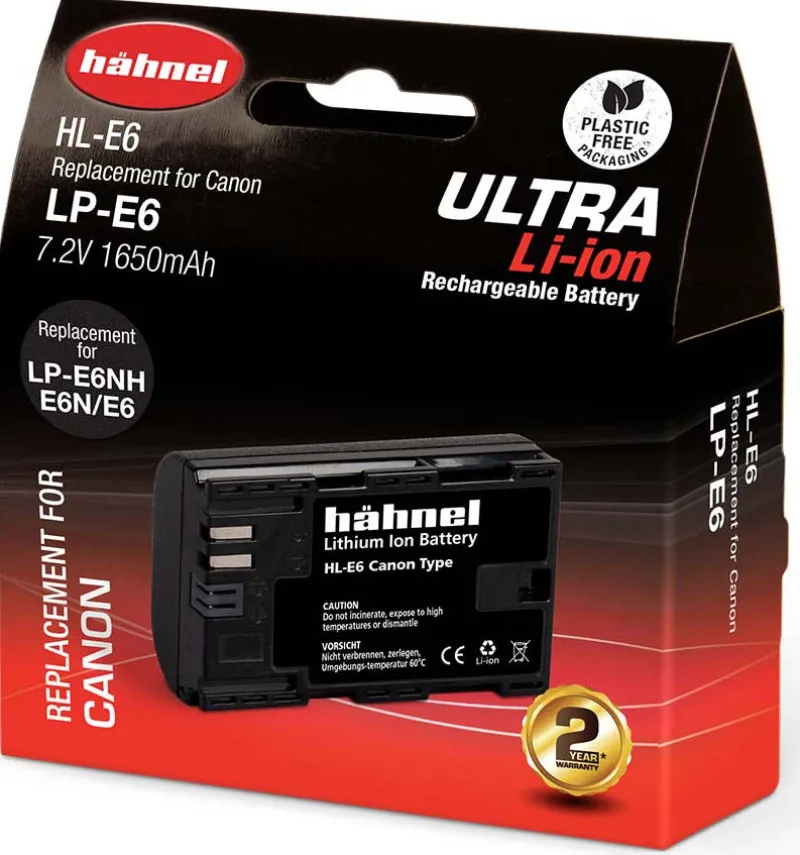 BATTERIE COMPATIBLE CANON LP-E6 ULTRA<HAHNEL Shop