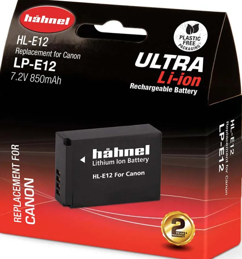 BATTERIE COMPATIBLE CANON LP-E12 ULTRA<HAHNEL Shop