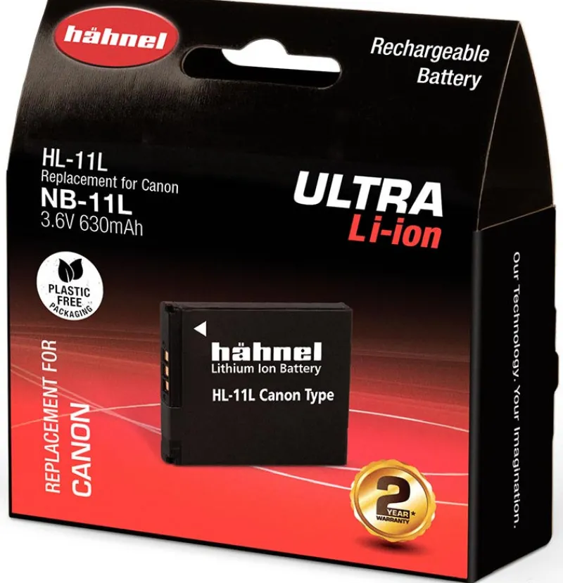 BATTERIE COMPATIBLE CANON NB-11L ULTRA<HAHNEL Discount