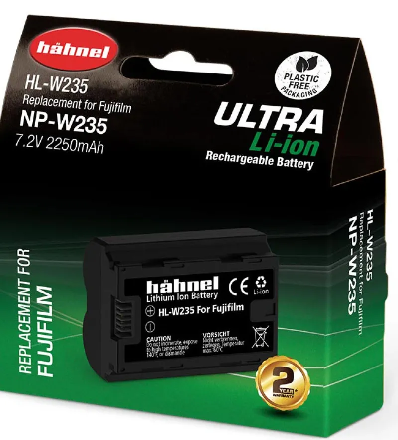 BATTERIE COMPATIBLE FUJI NP-W235 ULTRA<HAHNEL New