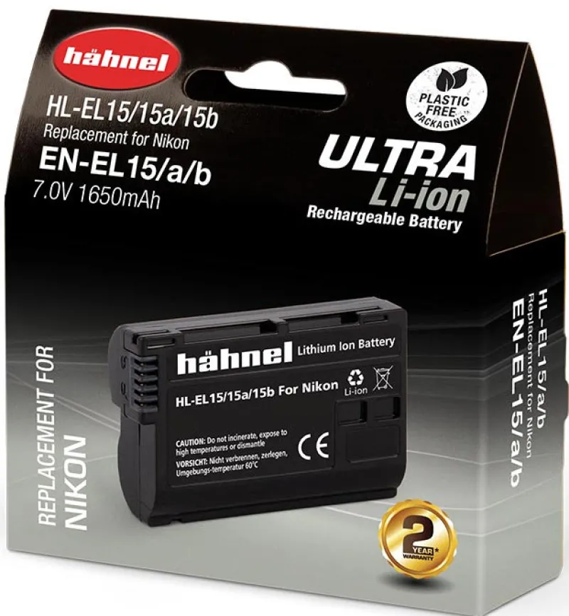 BATTERIE COMPATIBLE NIKON EN-EL15 ULTRA<HAHNEL Hot