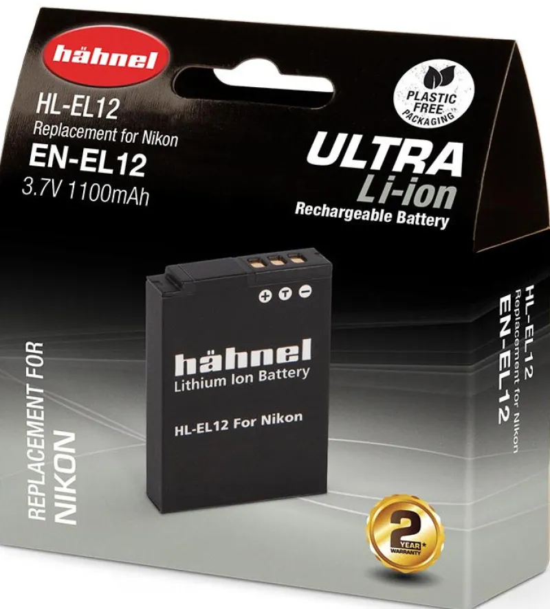 BATTERIE COMPATIBLE NIKON EN-EL12 ULTRA<HAHNEL Best