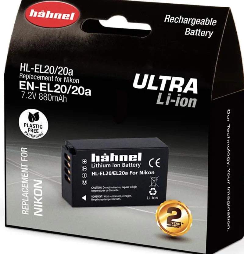 BATTERIE COMPATIBLE NIKON EN-EL20 ULTRA<HAHNEL Flash Sale