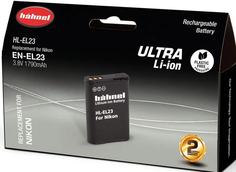 BATTERIE COMPATIBLE NIKON EN-EL23 ULTRA<HAHNEL Cheap