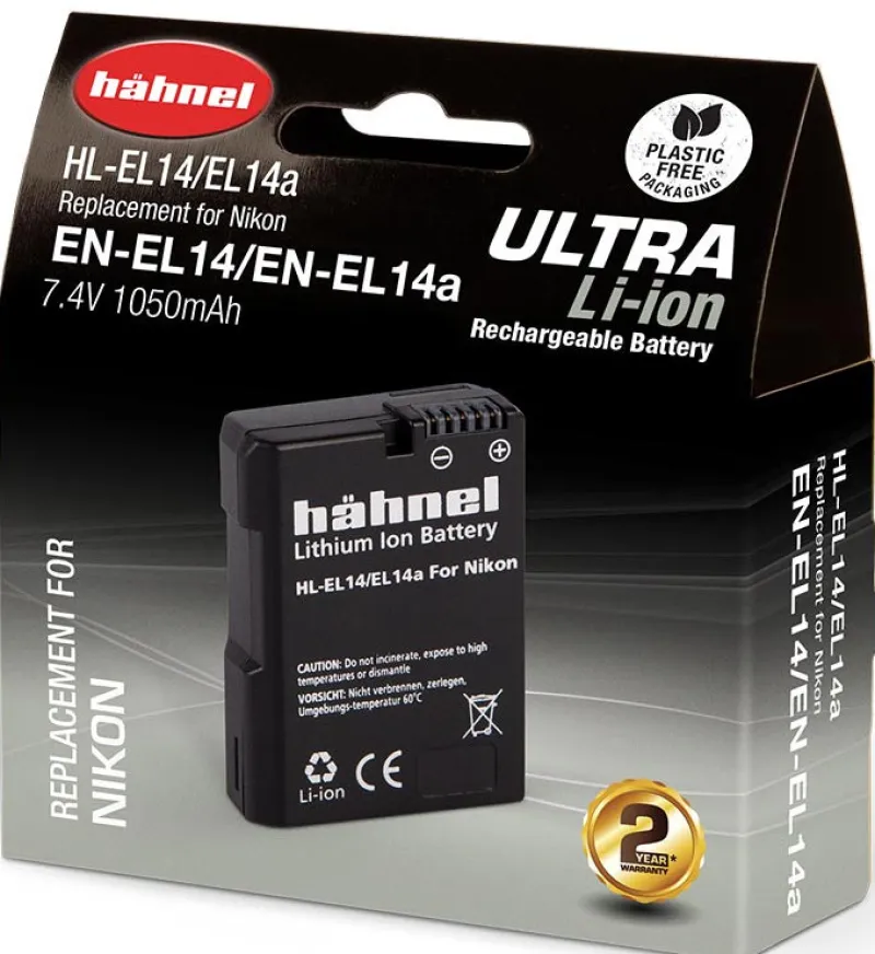 BATTERIE COMPATIBLE NIKON EN-EL14 ULTRA<HAHNEL Cheap