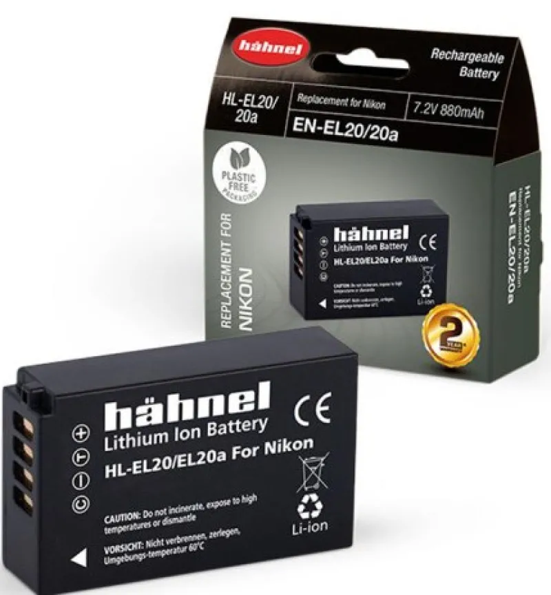 BATTERIE COMPATIBLE NIKON EN-EL20/20A<HAHNEL Outlet