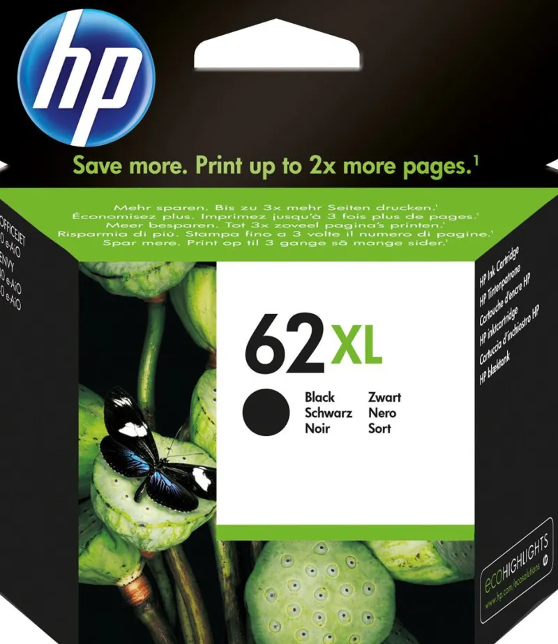 HP 62XL black.<HEWLETT PACKARD Online