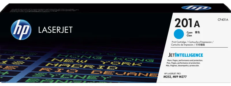 TONER 201 CYAN.<HEWLETT PACKARD New
