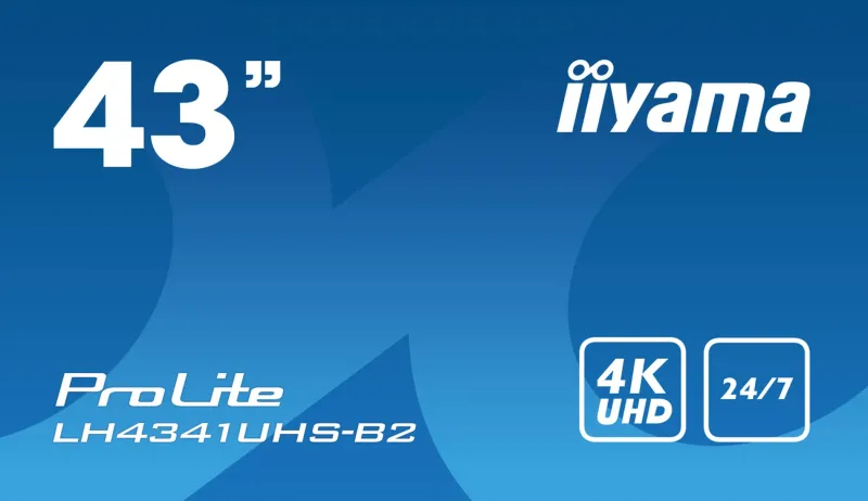 43.4k.vga.3hdmi.media player lan.<IIYAMA Sale