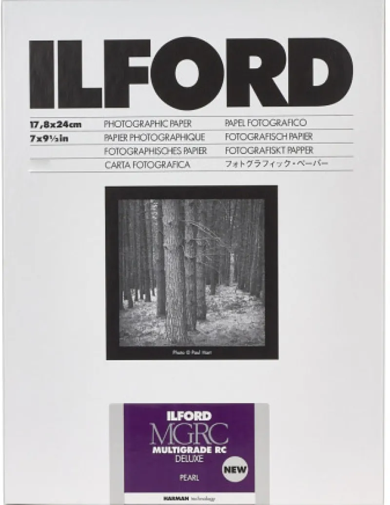PAPIER MGRC DELUXE PEARL 17,8X24CM 25<ILFORD Shop