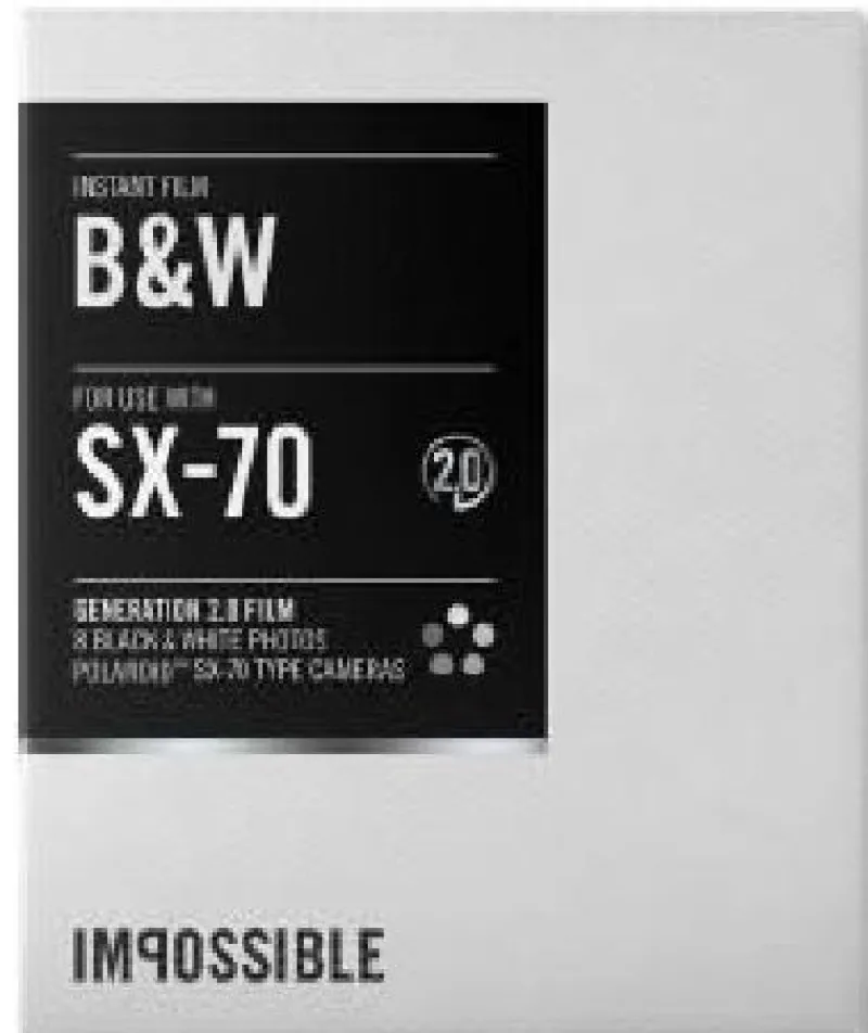 film sx70 b/w gen2.<IMPOSSIBLE New
