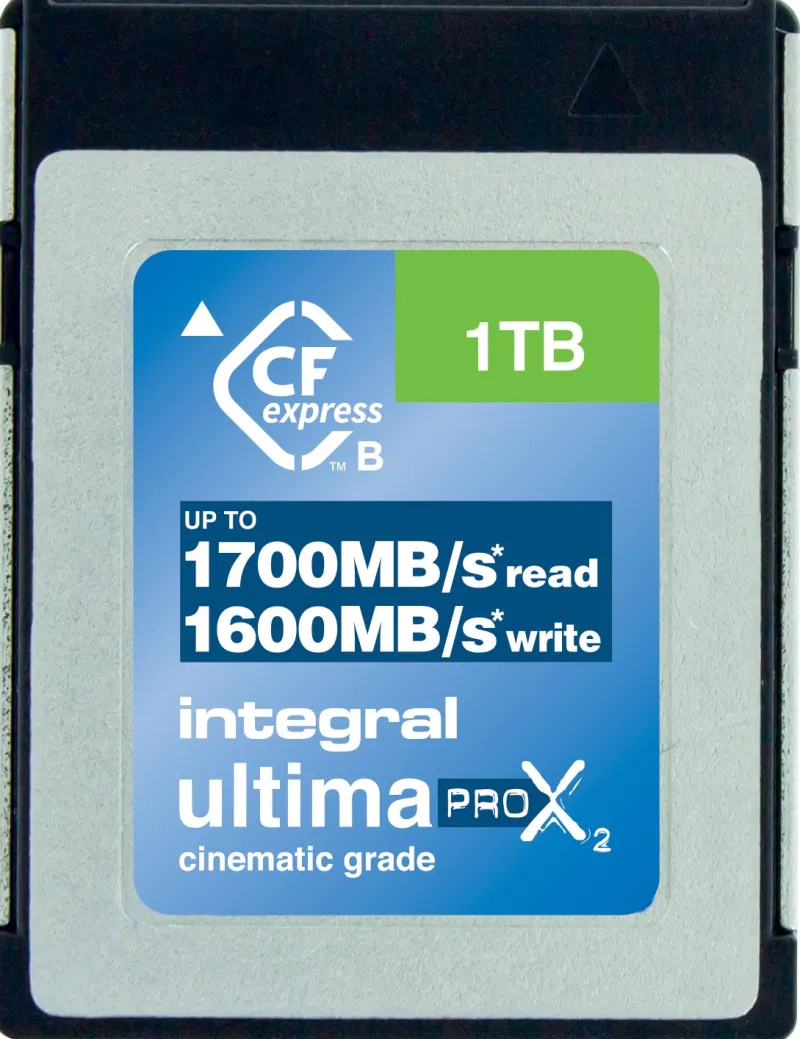 CF EXPRESS 1TO CINEMATIC 8K RAW 500MB/S<INTEGRAL Outlet