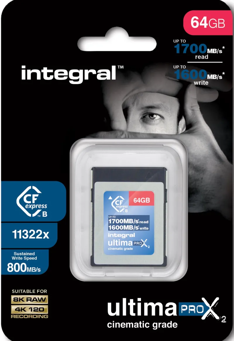 CFEXPRESS 64GO CINEMATIC 8K RAW 800MB/S<INTEGRAL Flash Sale