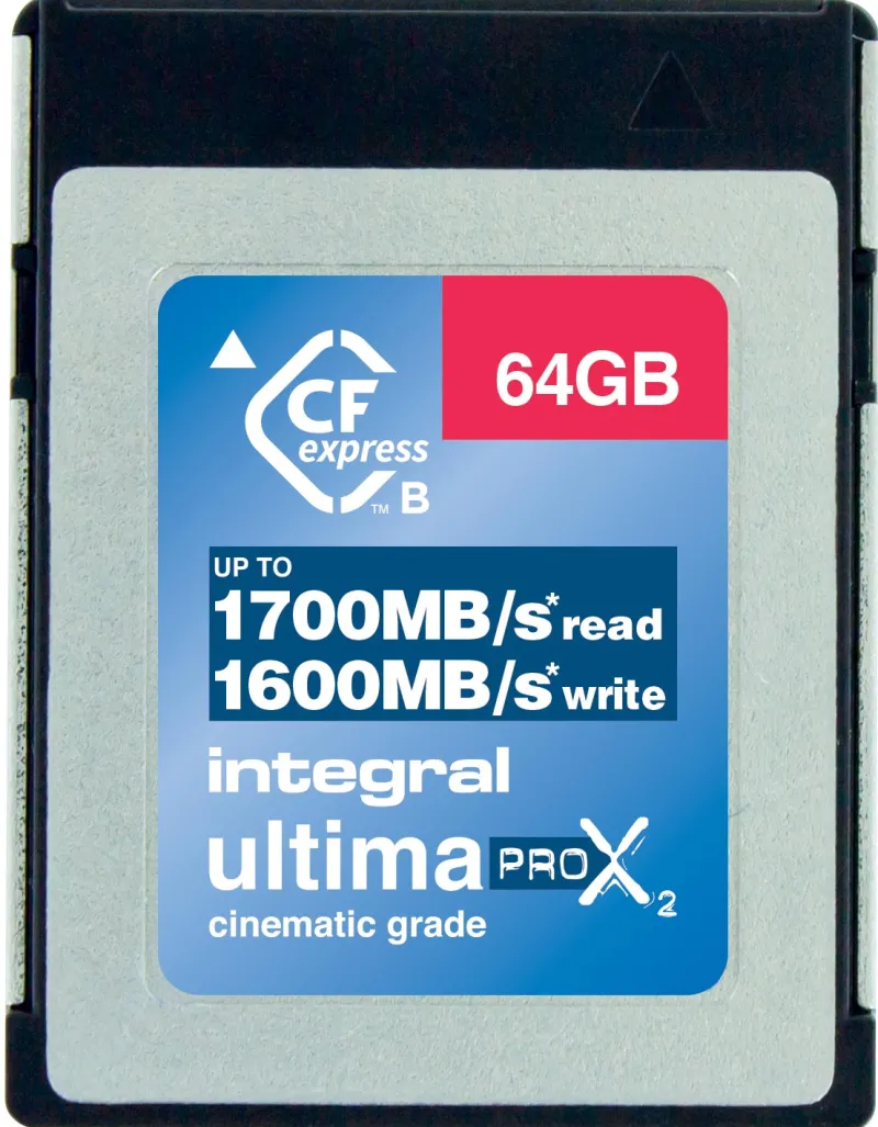 CFEXPRESS 64GO CINEMATIC 8K RAW 800MB/S<INTEGRAL Flash Sale