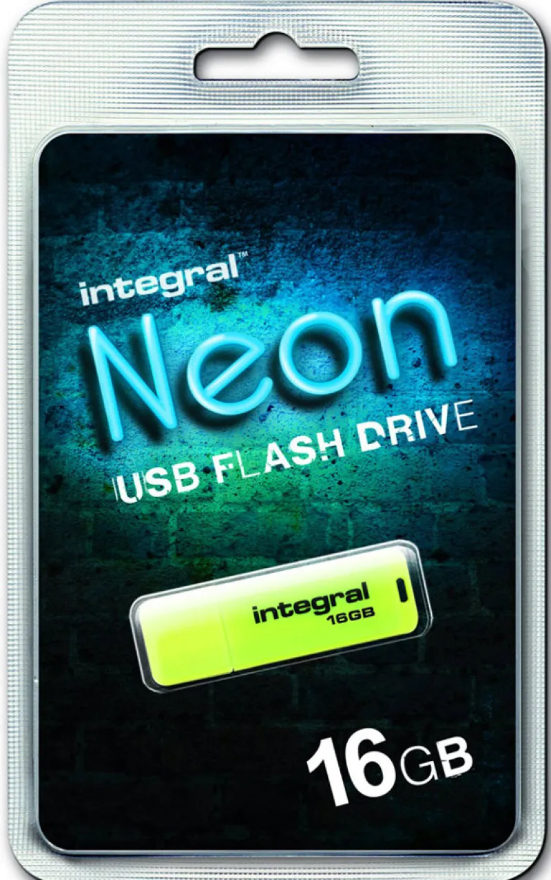 cle usb fluo jaune 16go.<INTEGRAL Store