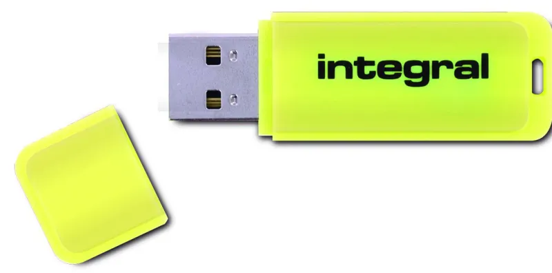 cle usb fluo jaune 16go.<INTEGRAL Store