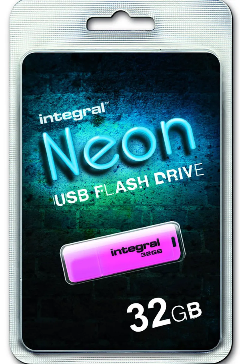 cle usb fluo rose 32go.<INTEGRAL Discount
