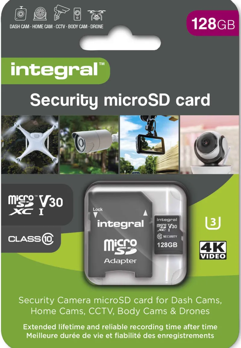 MICROSD 128G 4K V30 UHS-1 U3 A1 CLASS10<INTEGRAL Best Sale