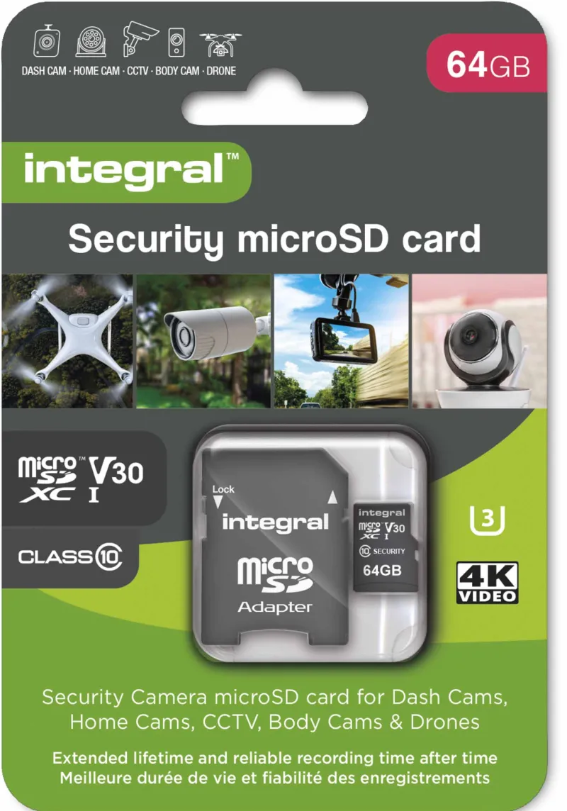 MICROSD 64G 4K V30 UHS-1 U3 A1 CLASS 10<INTEGRAL Online