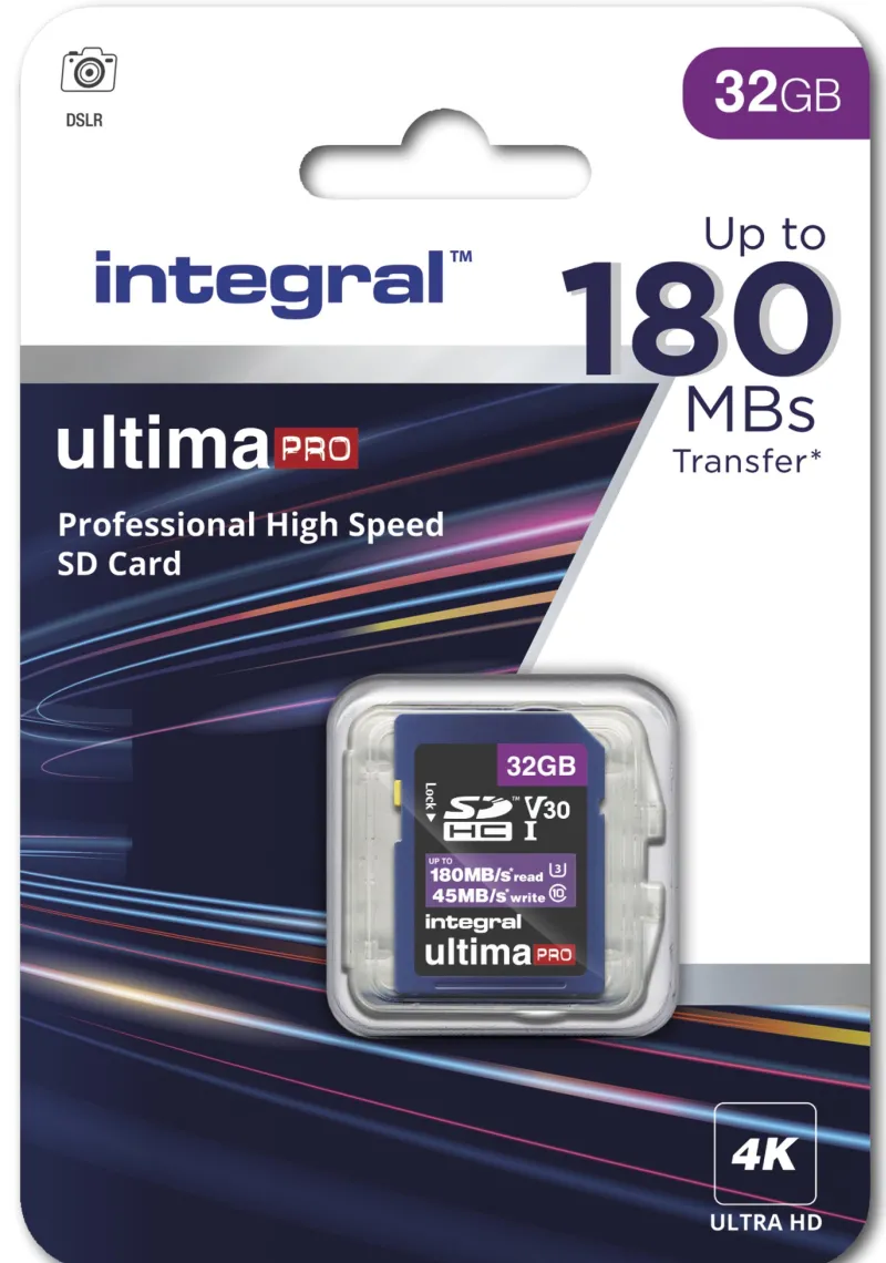 SDHC 32GB CL10 180/45<INTEGRAL Clearance