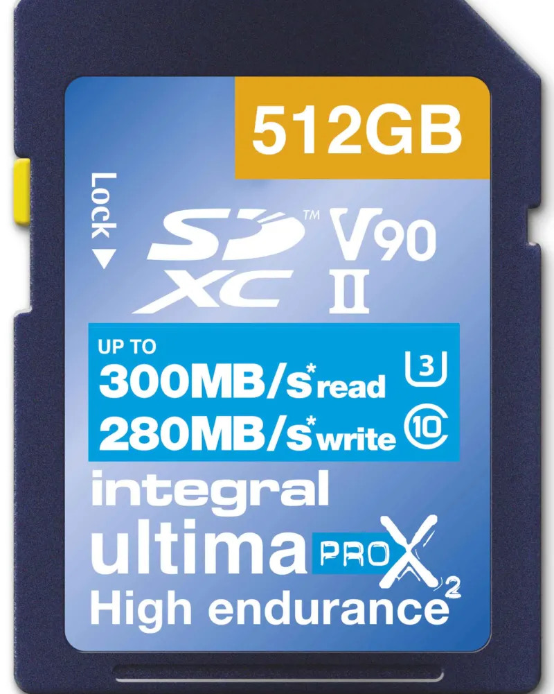SDXC 512GB UHS-II U3 CL10 V90 300/280<INTEGRAL Cheap