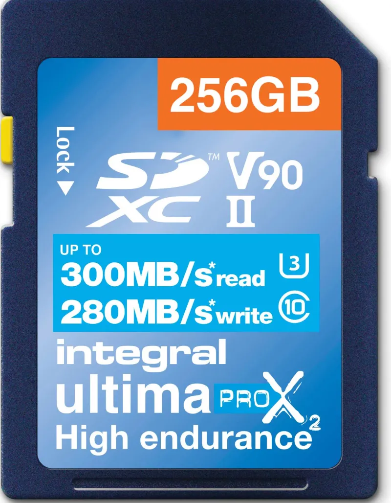 SDXC 256GB UHS-II U3 CL10 V90 300/280<INTEGRAL Best Sale